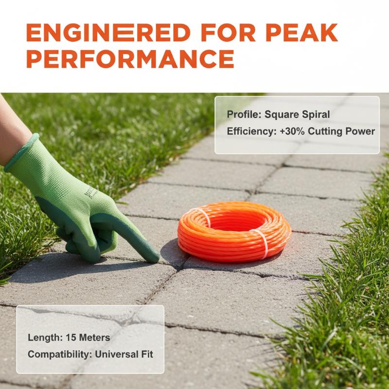 Weed Eater Line Nylon Spiral G - Gardening Tools To Remove Grass recension och pris