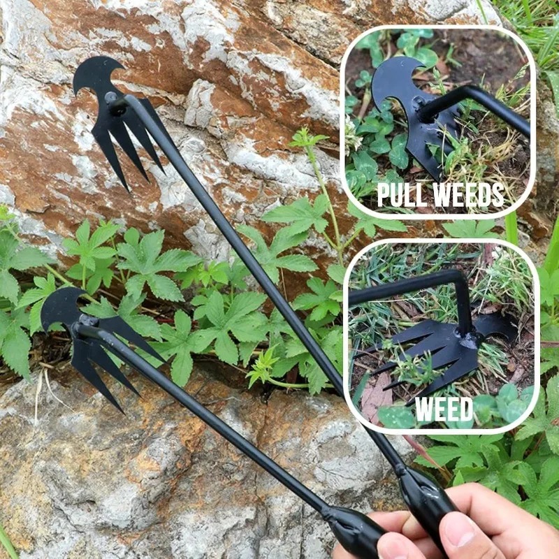 2 in 1 Garden Rake Manual Seed - Gardening Tools To Remove Grass recension och pris