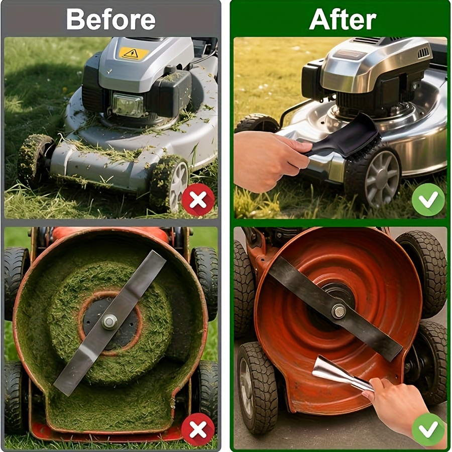 2 Pack Lawn Mower Deck Cleanin - Gardening Tools To Remove Grass recension och pris