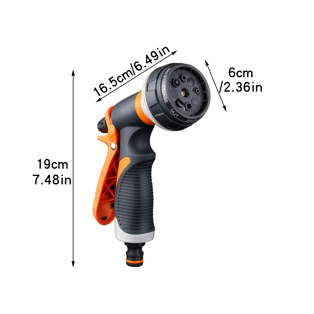 8 Pattern Garden Water Gun Hos - Gardening Tools Types recension och pris