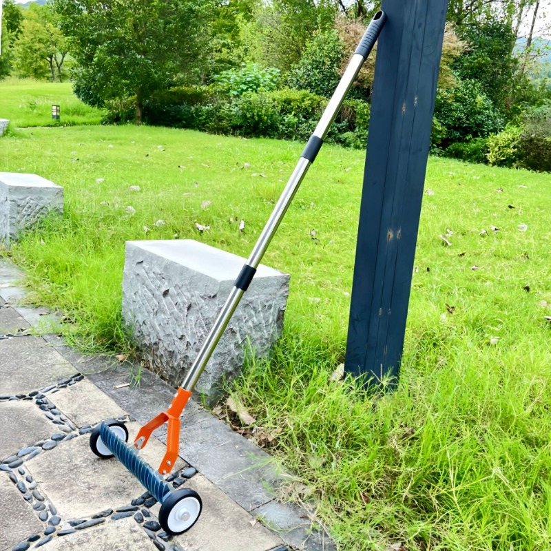 Weeding Roller Rake with Wheel - Gardening Tools To Remove Grass recension och pris