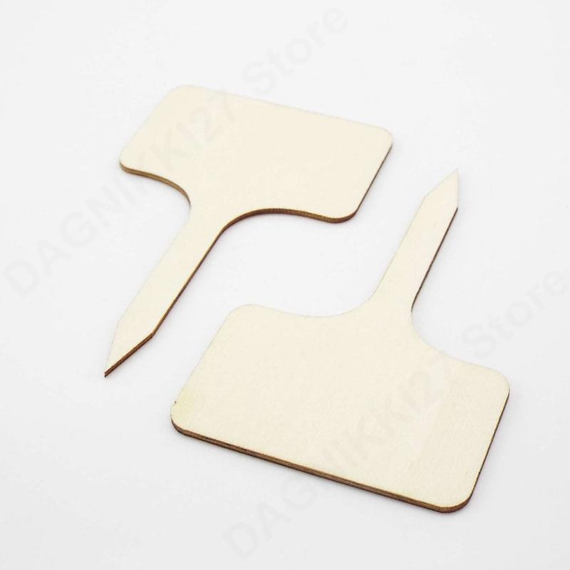10x T-Type Wooden Plant Labels - Gardening Tools Types recension och pris