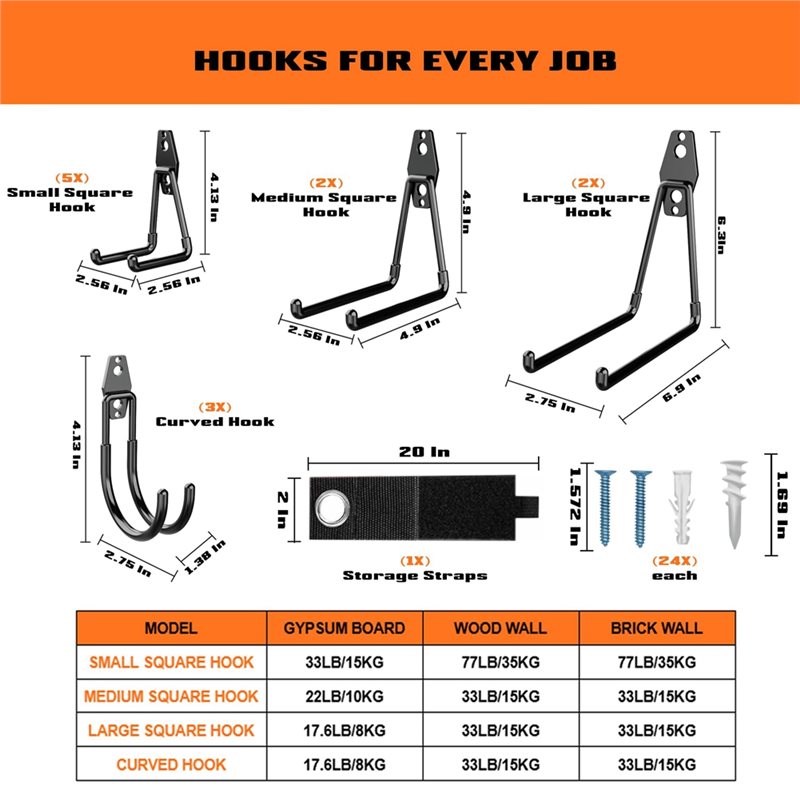 【Big deal】Multi-Sized Wall-Mou - Gardening Tools Deals recension och pris
