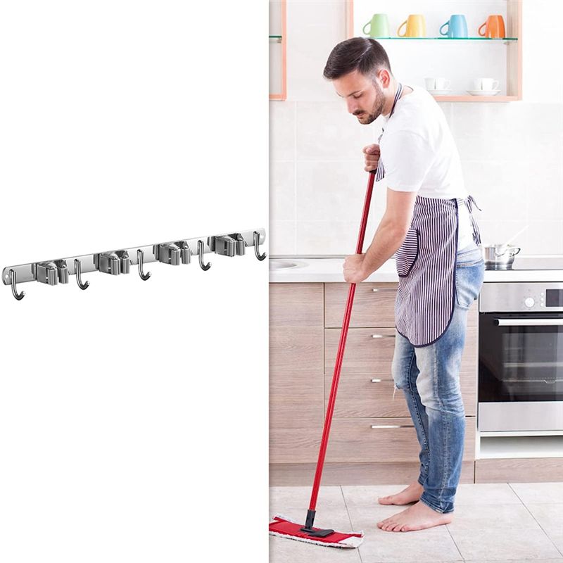 【Big Deal】Broom Holder Wall Mo - Gardening Tools Deals recension och pris